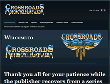 Tablet Screenshot of crossroadsmotorcyclecrew.com